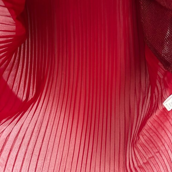 UMGEE "OPERETTA TUNIC" ASYMETRIC FLOWY TUNIC, LONG SLEEVE SHEER TOP LAYER SIZE S - Picture 7 of 8